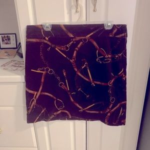 Talbots size 10petite corduroy patterned skirt